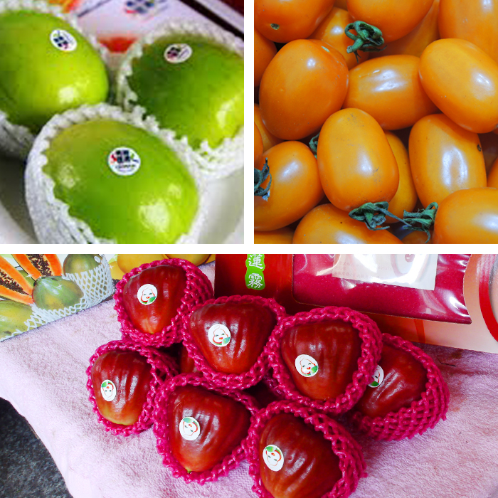 高雄出產的蜜棗、橙蜜香番茄及黑鑽石蓮霧品質極高，是年節送禮的好選擇。（圖/徐世雄 攝）