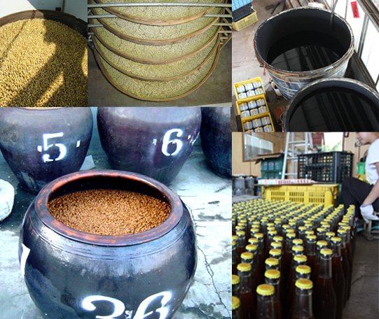 遵循古法天然釀製的龜甲香醬油，是岡山許多羊肉店的指定醬料。（圖/洪崑哲 攝）