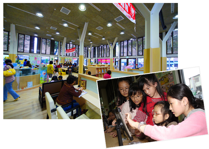 「幸福．童愛館」提供兒童優質的學習、遊戲空間。（圖∕張簡英豪 攝）