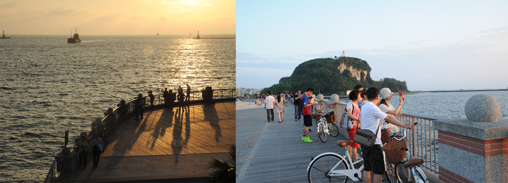 到西子灣賞海景與夕陽是高雄人的共同記憶。（圖∕台灣采奕傳播科技公司  攝）
