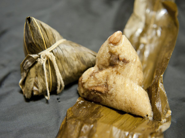 北港謝記肉粽為傳統南部口味，料多實在。（圖/吳欣潔 攝）