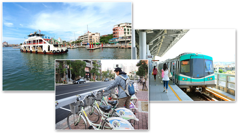 高雄串聯渡輪、捷運、公共自行車等低碳運具成為友善慢活城市。。（圖∕張簡英豪 攝‧徐世雄 攝）