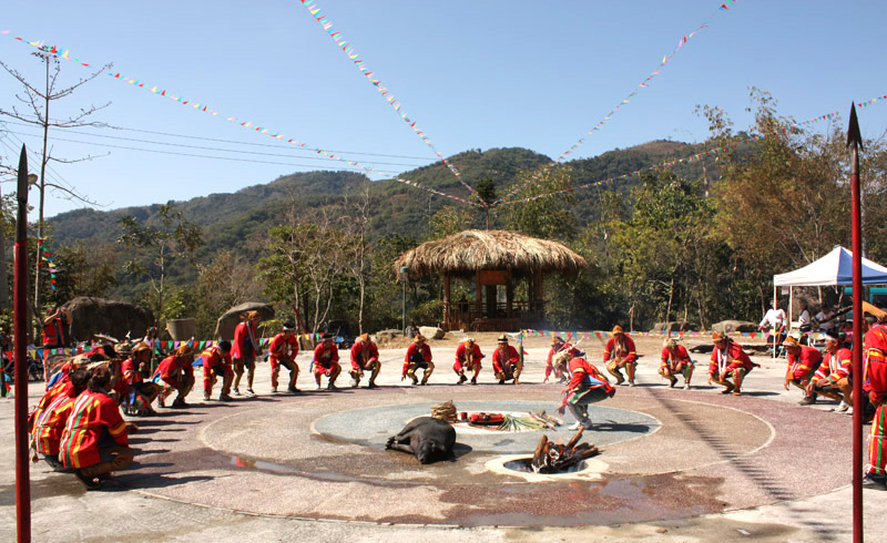 拉阿魯哇族舉辦貝神祭祈求族人平安、豐收、興盛。（圖∕桃源區公所 提供）