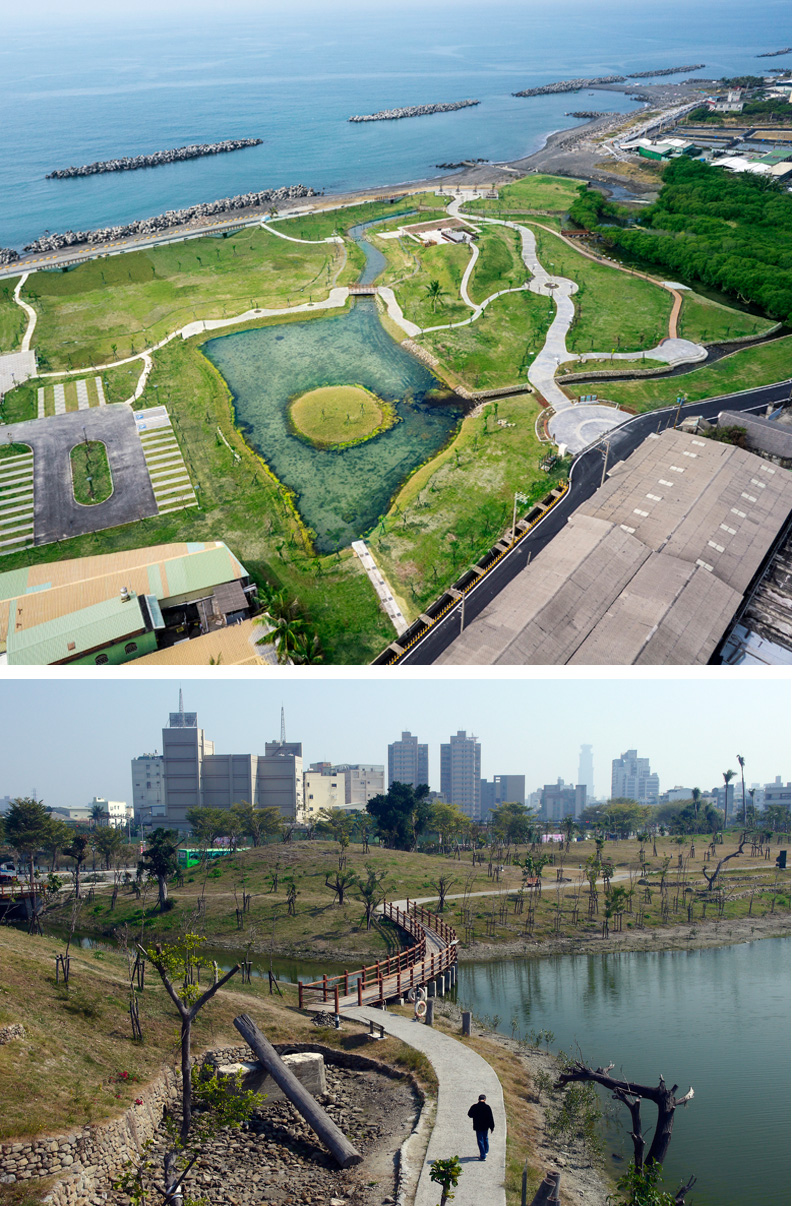 高雄的濕地在都市水泥叢林中建構出生態系統。（圖∕高雄市政府工務局養護工程處 提供‧張簡英豪 攝）