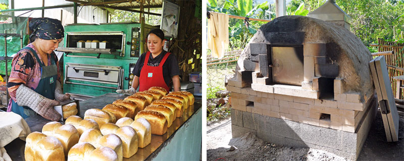 達卡努瓦工作站融入原民食糧特色所製成的手工麵包，成為讓部落婦女可安心工作、照顧家人的經濟來源。（圖/李昀諭　攝）