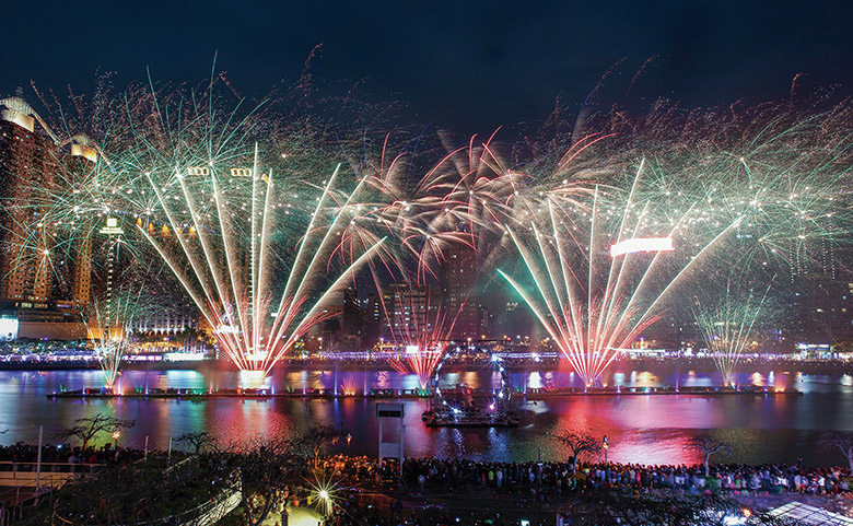 愛河煙火秀 Fireworks displaying at Love River