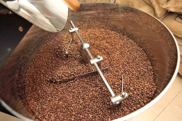 烘焙體現咖啡最好的風味Roasting brings out coffee's best flavors.