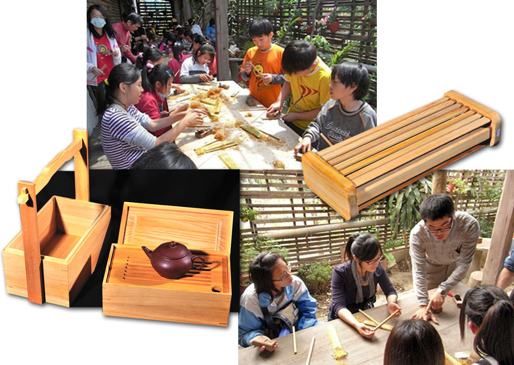 梓官檜木生活館生產許多創意商品，還可參加木工DIY。（圖/台灣檜木生活館 提供）