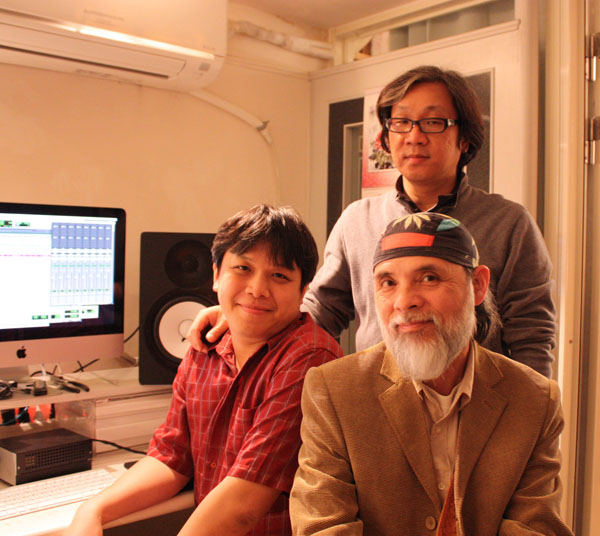 專業的錄音師和音樂製作人，完美呈現鄧志浩理想中的音樂聲線。 (圖/涂毓婷 攝)