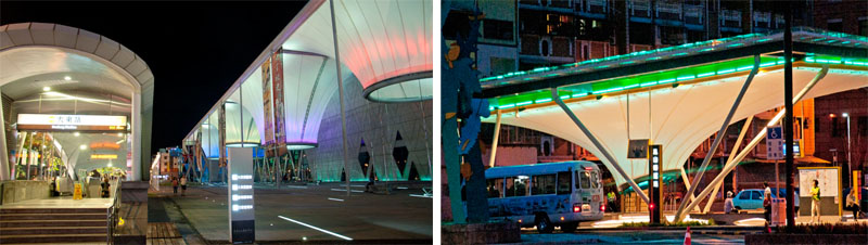 大東文化藝術中心鄰近捷運大東站與鳳山公車轉運站，民眾參與藝文活動更為方便。（圖∕李士豪　攝）