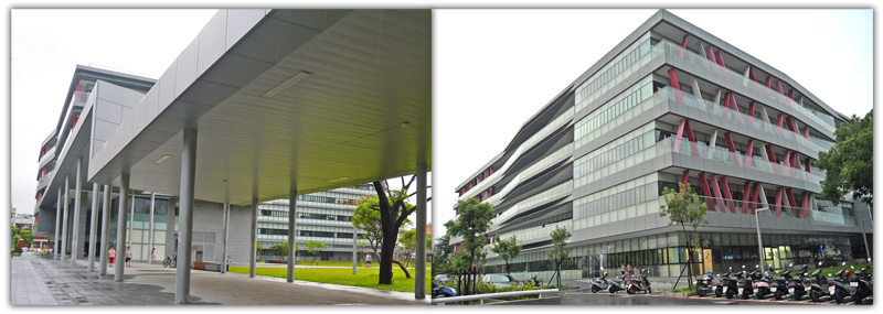 鳳山新行政中心獲得五項綠建築標章，在再生能源使用及綠化節能上表現優異。（圖∕李昀諭 攝）