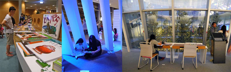 市民與新圖書總館的互動，為各個空間增添溫度與故事。（圖∕李昀諭　攝）