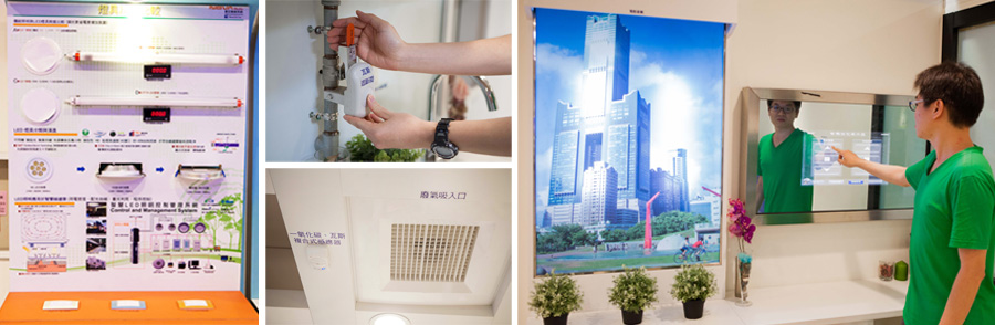 智慧住宅透過靈敏的感應系統，可自動調控燈光、溫濕度、空氣品質及撥打電話等。（圖∕高志宏 攝）