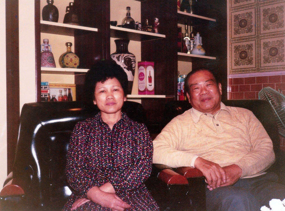 年輕時的劉廖玉金阿嬤跟先生劉茂己的合照。（圖片提供·劉廖玉金阿嬤）