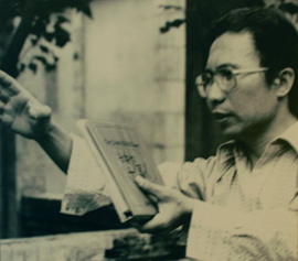 年輕時的郭南宏，是台語電影傑出的導演，因常到姐姐上班的大舞台戲院，因而愛上了電影。( 圖/高雄市電影圖書館提供郭文君翻攝)