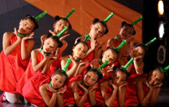 飛舞迎世運，孩子們不落人後，也用舞蹈表達對世運的期待。( 圖/陳俊合攝)