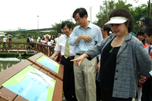 陳菊市長任內，大力闢建公園，讓高雄市成為「花園都市」。(圖/鮑忠暉攝)
