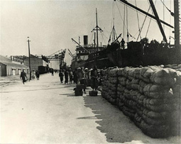 1908年打狗築港帶動了產業發達，也帶來許多移民。(圖/高雄市立歷史博物館提供)