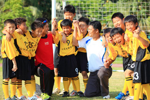鳳林國小足球隊有悠久且光榮的傳統。（圖／林育恩攝）