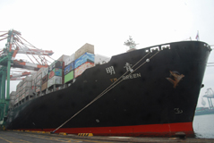 「2007貨櫃藝術節」的作品以及專為高雄世運所製作的藝術貨櫃，4月份由陽明海運協助遠赴義大利熱內亞展出。(圖/高雄市立美術館提供) 