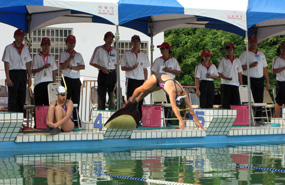 蹼泳融合潛水與游泳，是2009世運比賽項目。(圖/高雄市海洋局提供)