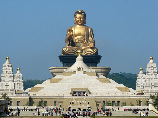 佛陀紀念館內建有世界最高的銅構坐佛。  (圖/佛陀紀念館 提供)